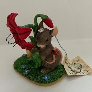 Charming Tails "Peek-A-Boo" Figurine With Tag 98/200 Fitz & Floyd Mouse …